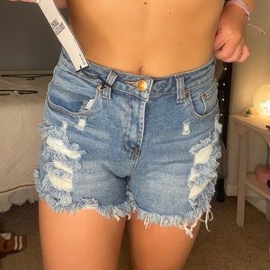 almost famous jean shorts